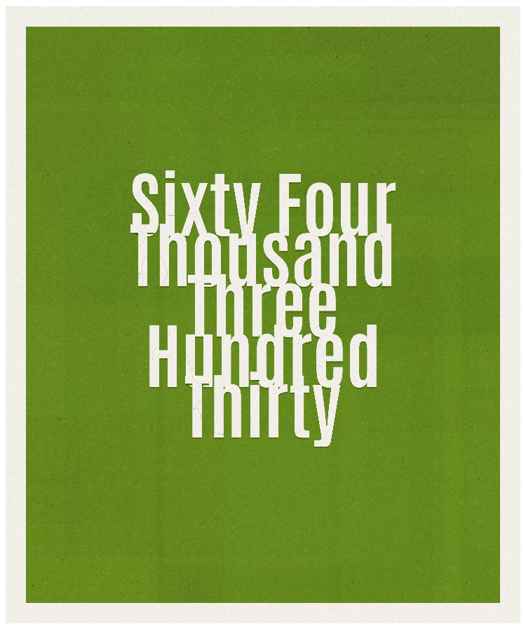 Count #64330