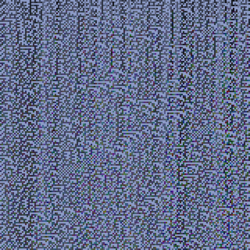 Colored Elementary Cellular Automaton #204