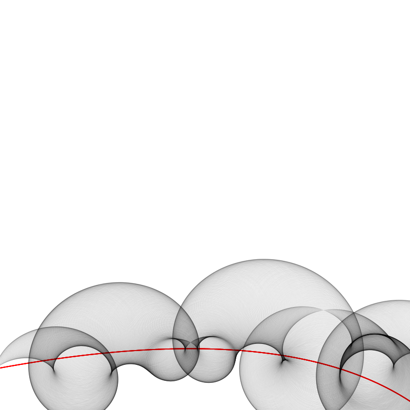 One red line #13