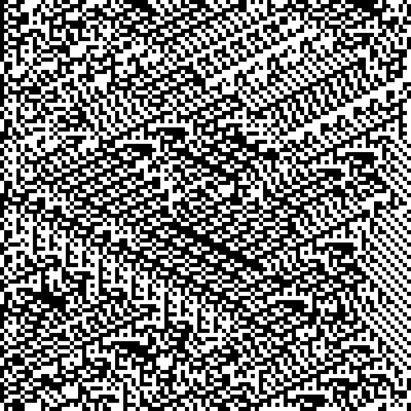 Colored Elementary Cellular Automaton #325