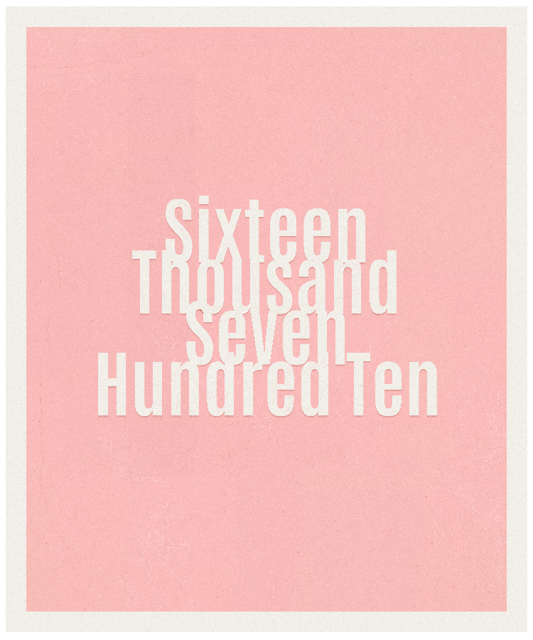 Count #16710