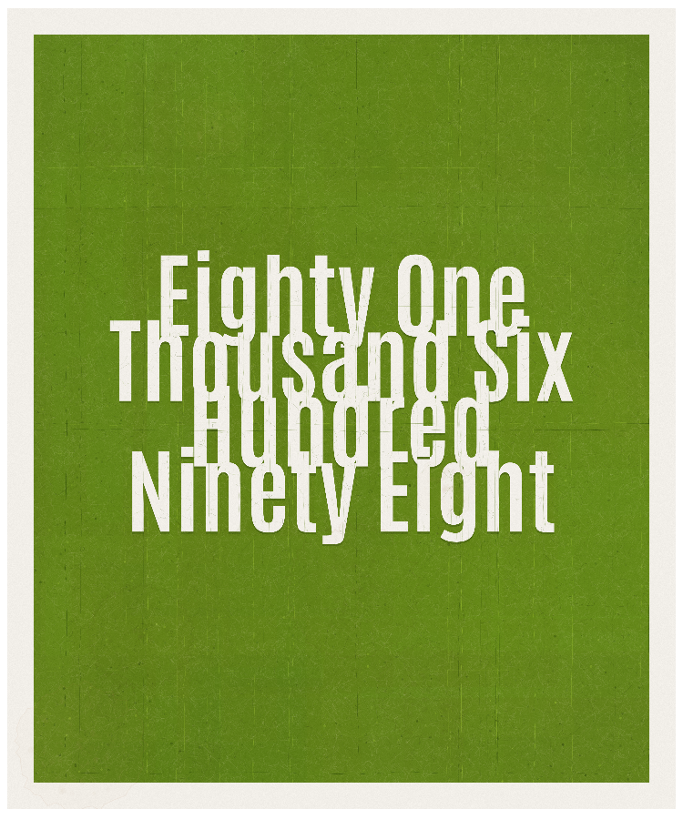 Count #81698