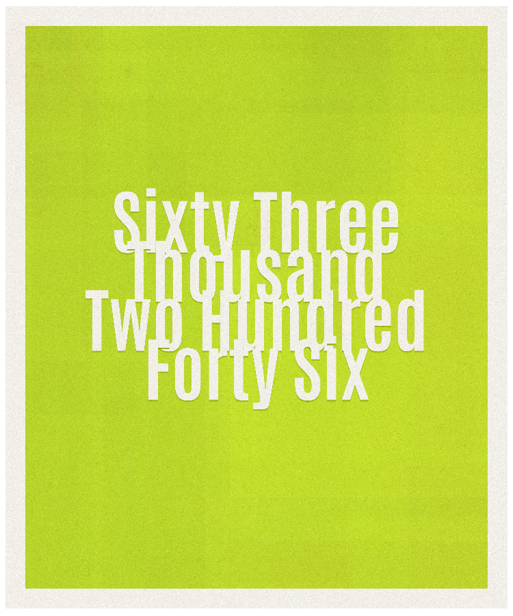 Count #63246