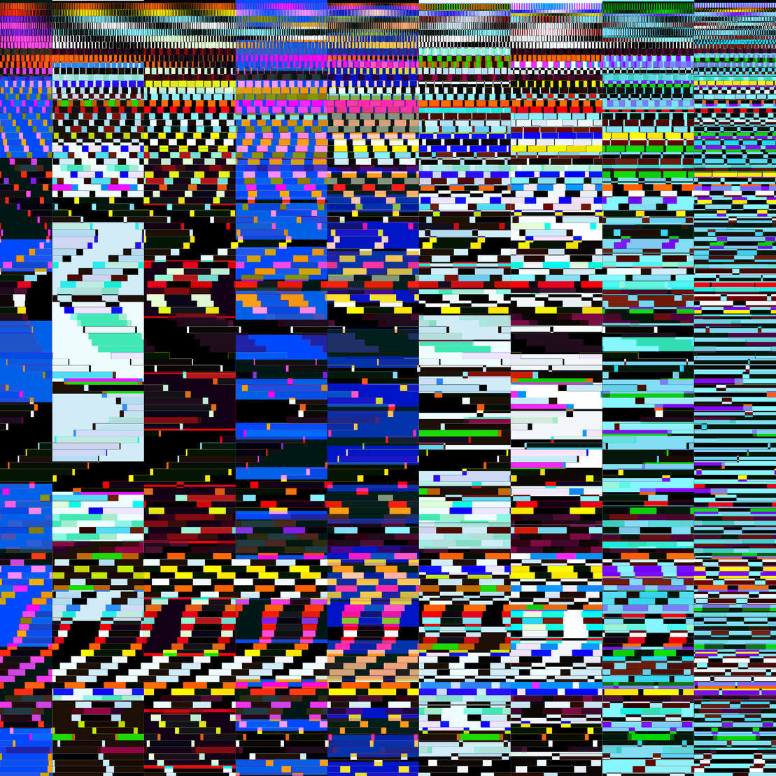 Glitchometry Stripes #72