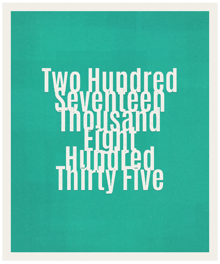 Count #217835
