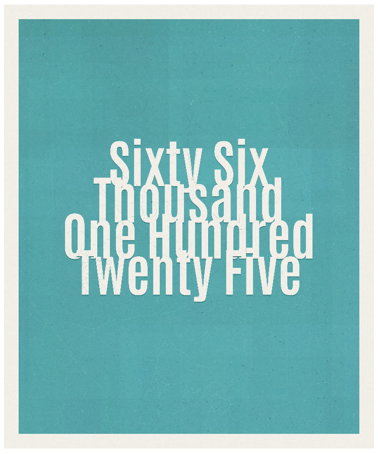 Count #66125