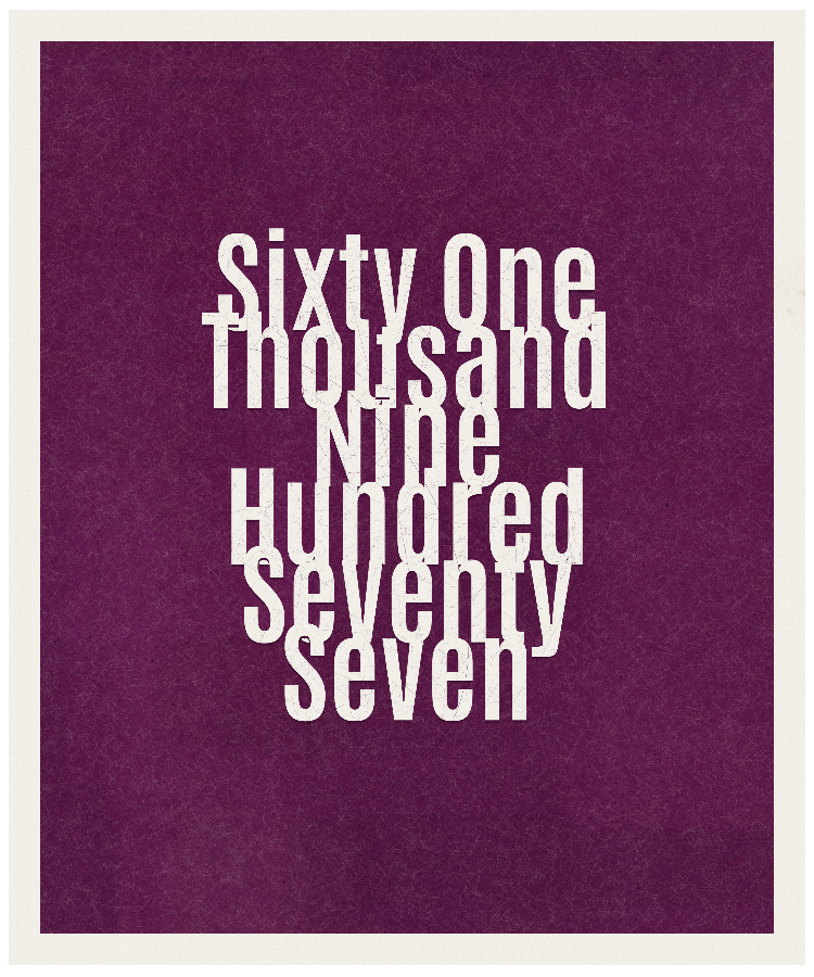Count #61977