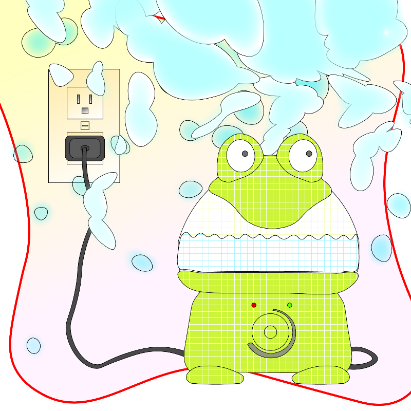 Frog Humidifier #91