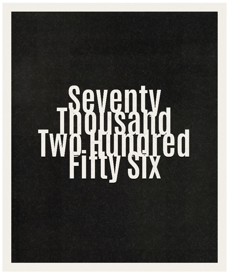 Count #70256