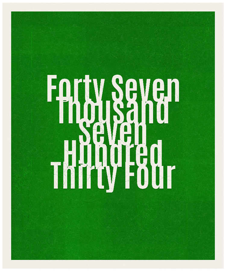 Count #47734