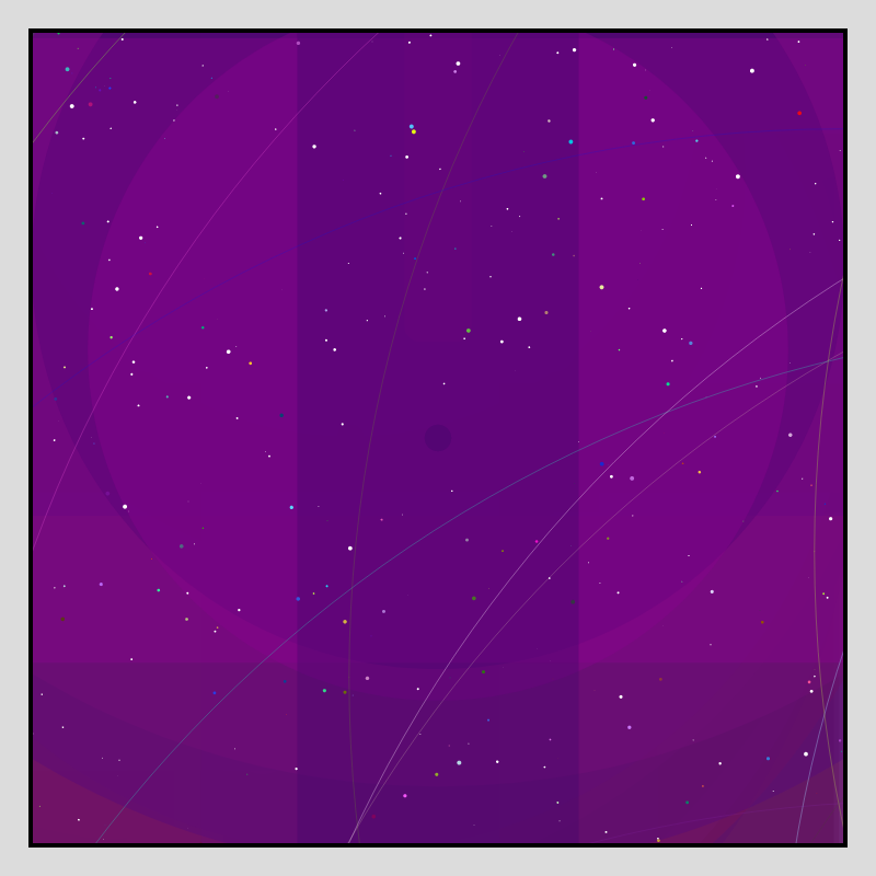 Color Field Starry B #148