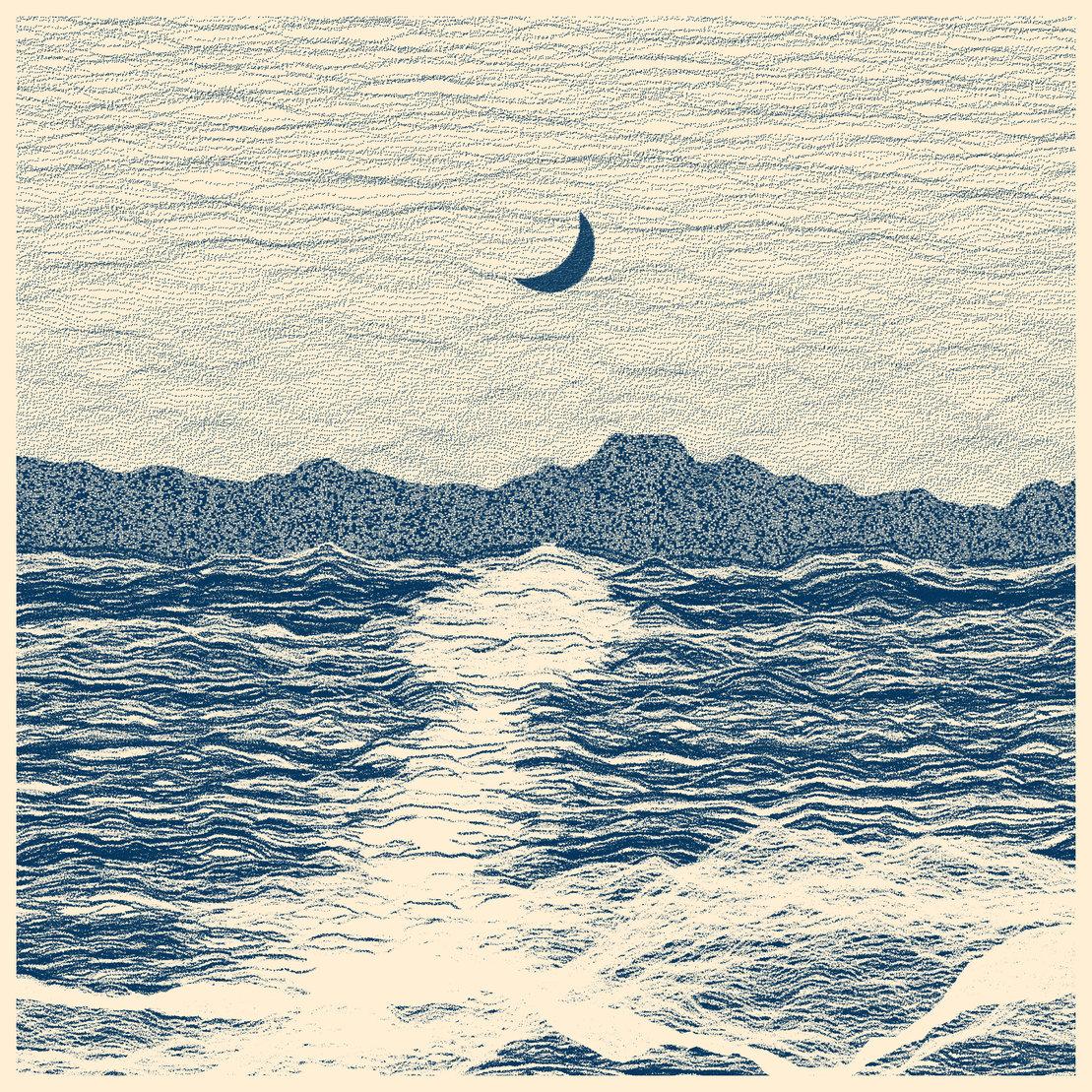 Moonlit Sea #234