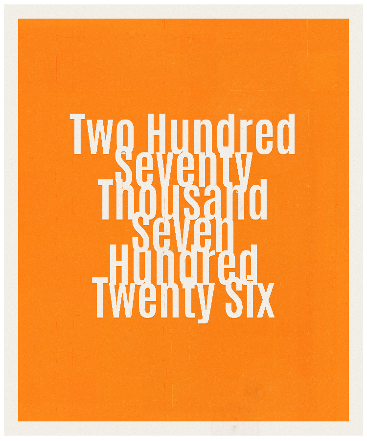 Count #270726