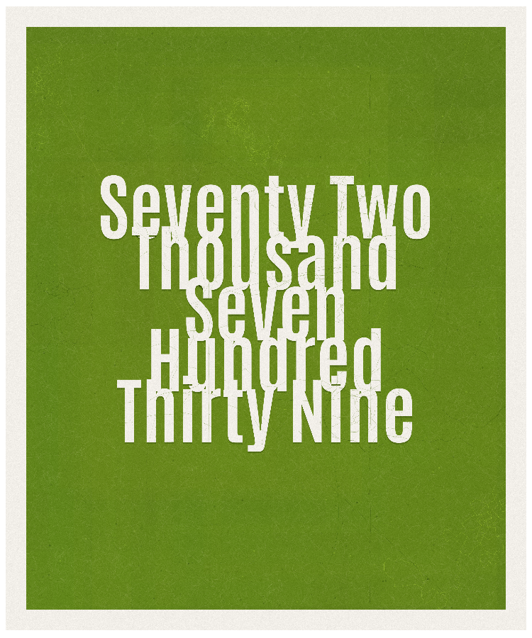 Count #72739