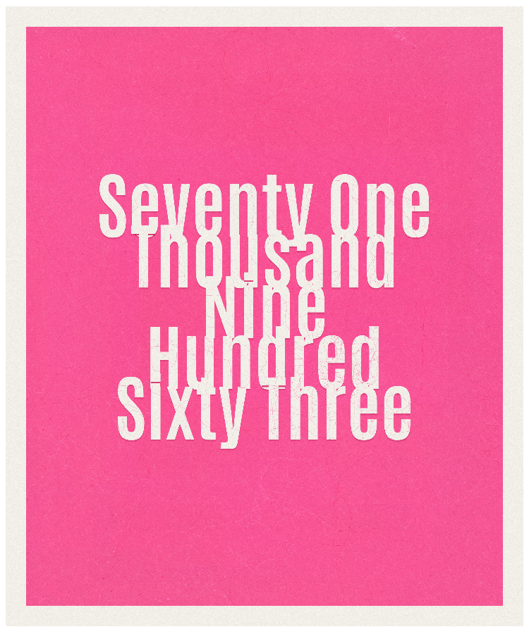 Count #71963