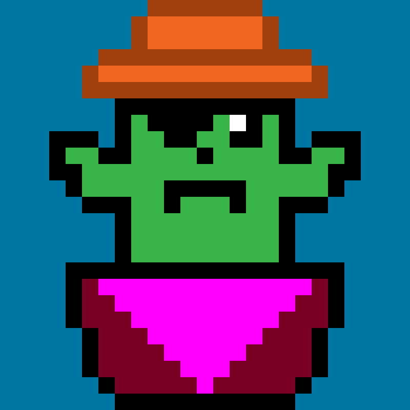 pixel cactus #2