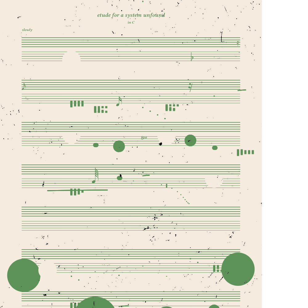 etude for a system unfound #45