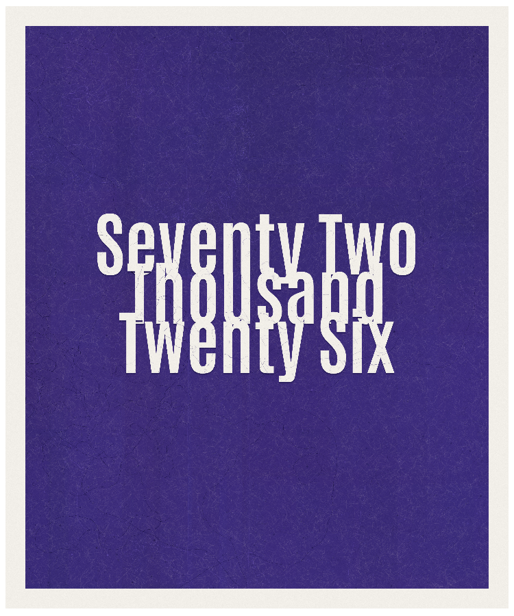 Count #72026