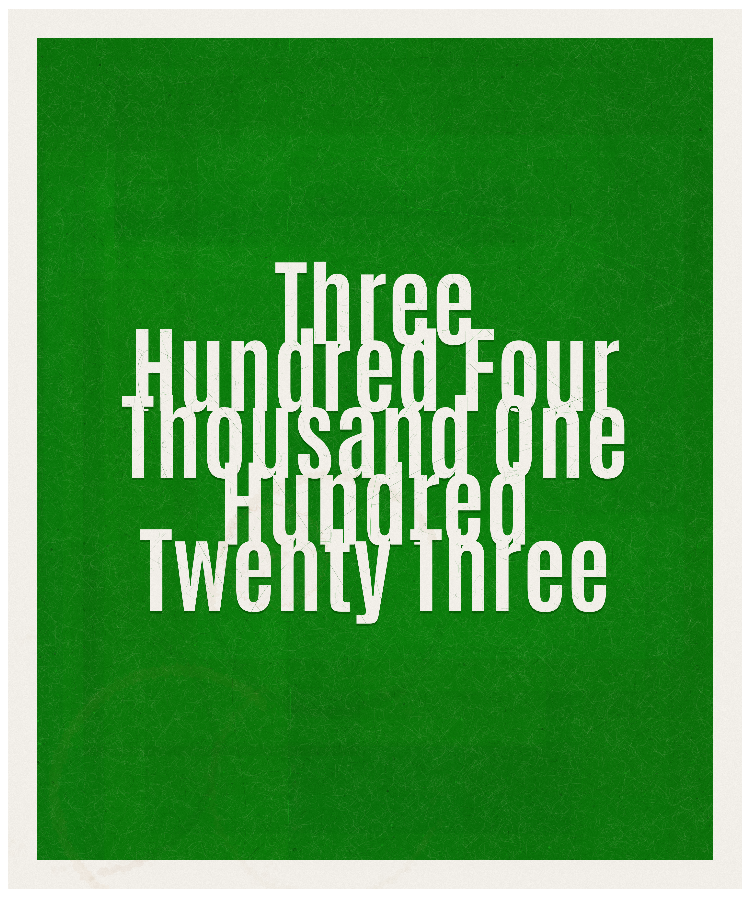 Count #304123