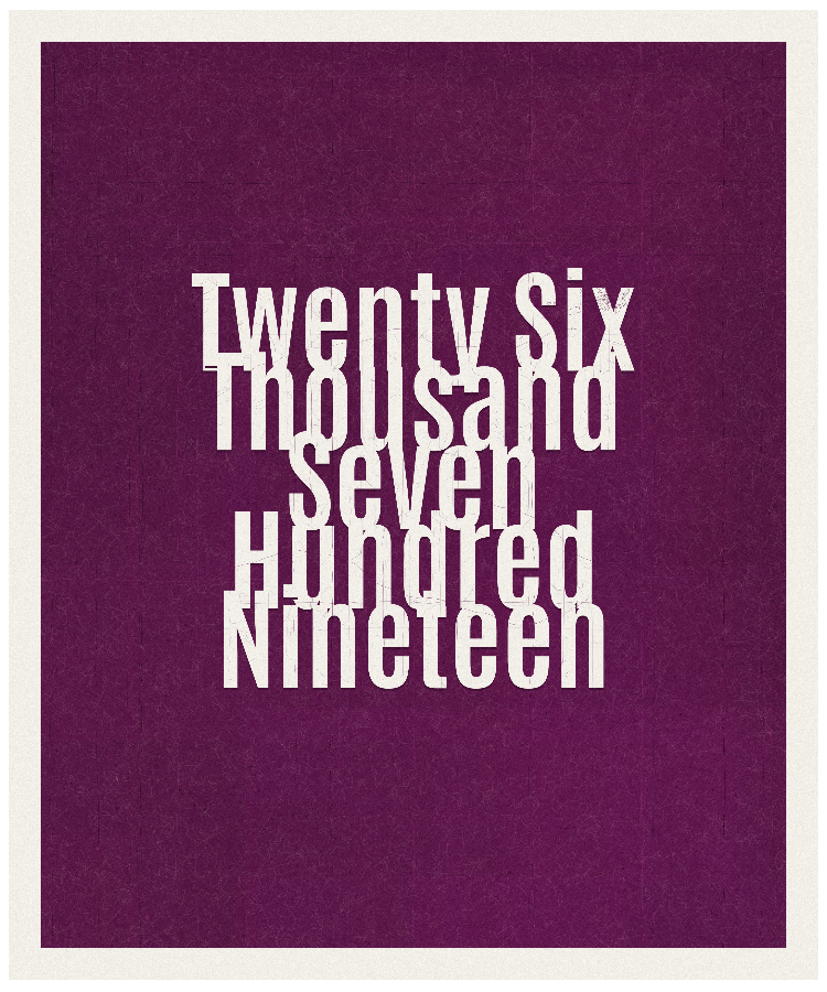 Count #26719