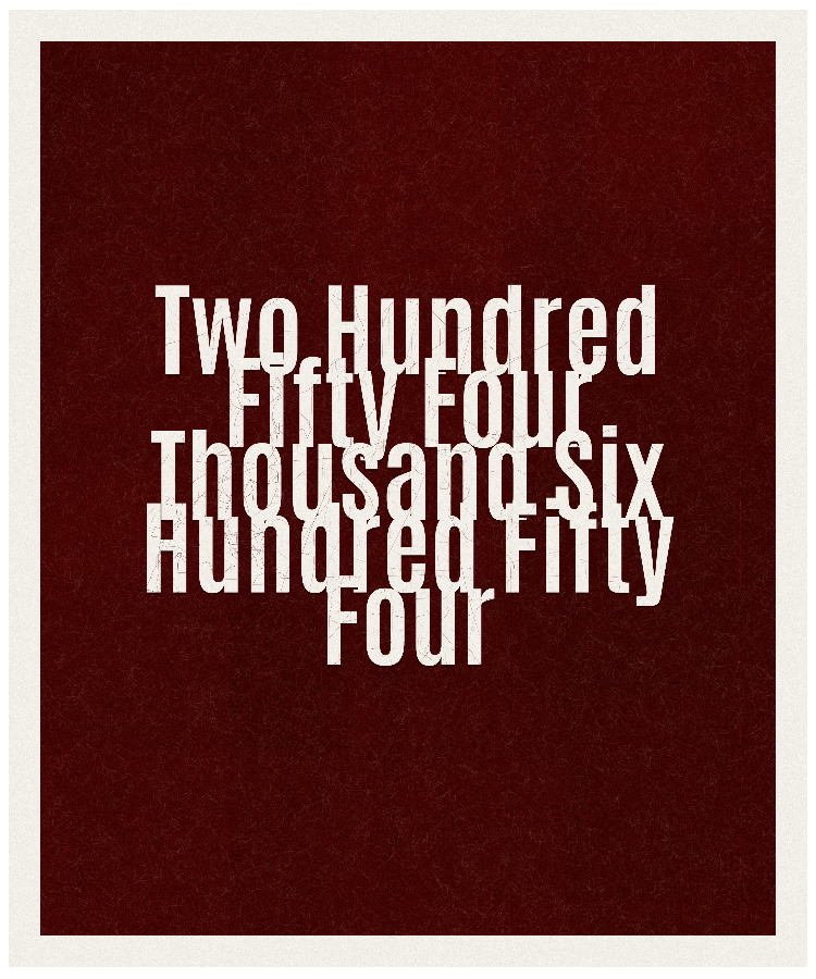 Count #254654