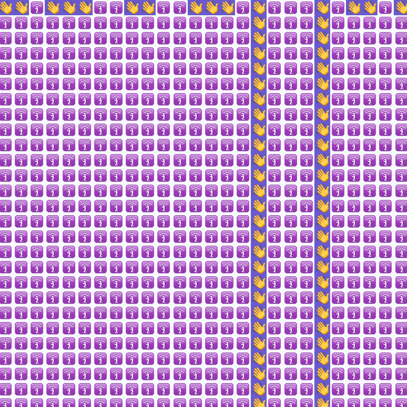 Elementary Cellular Emoji Automata #759