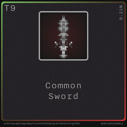 Gear for your quests - Sword #12