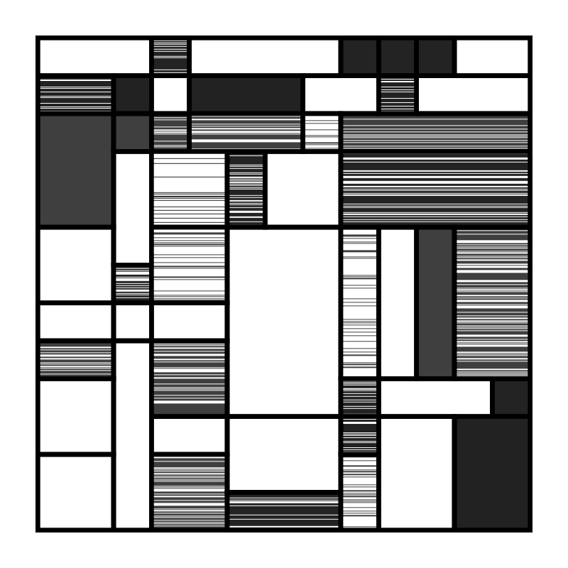 Mono Mondrian #9