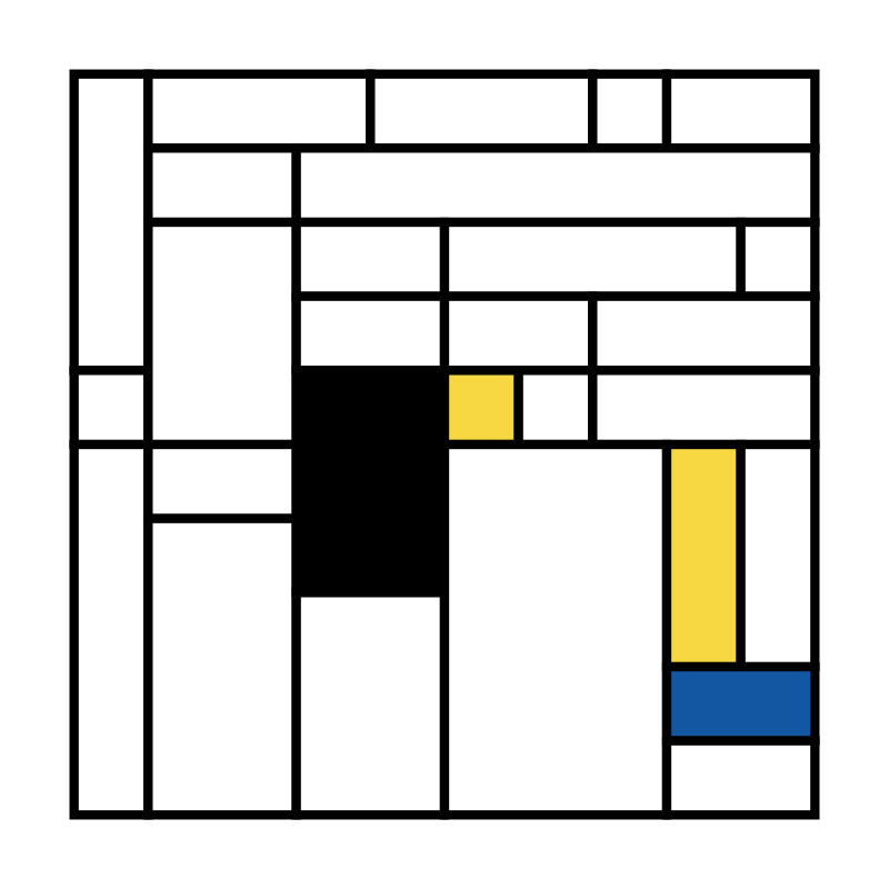 Mondrian squares #32