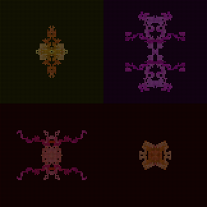 Dither Creatures 2x2 #58