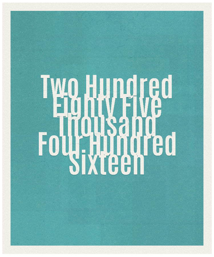 Count #285416