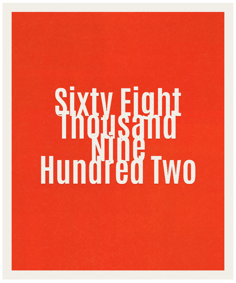 Count #68902