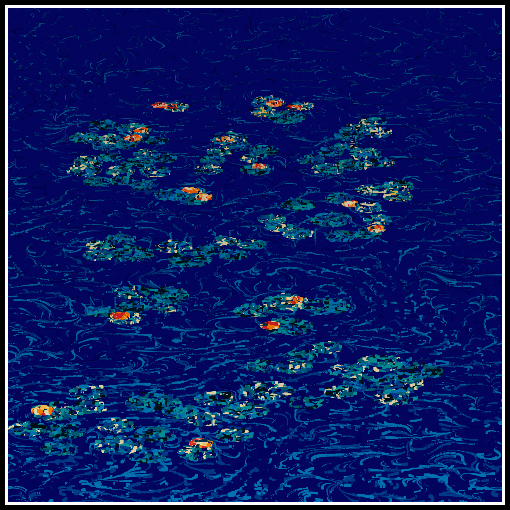 Polluted water lilies #95