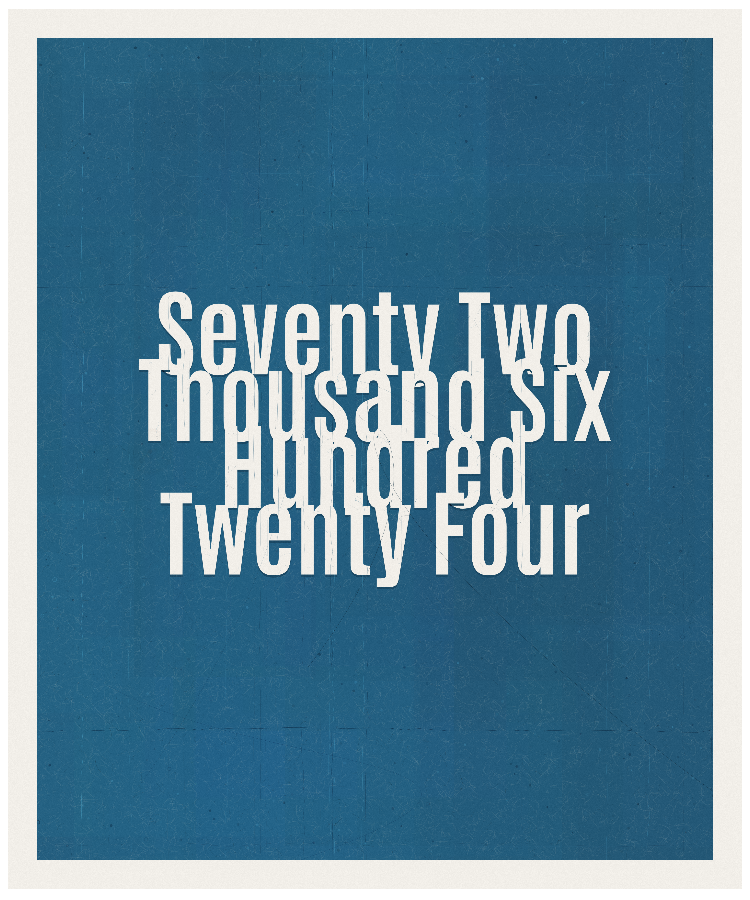 Count #72624