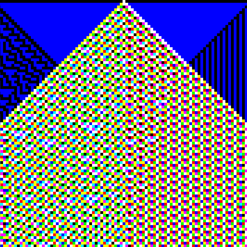 RGB Elementary Cellular Automaton #230