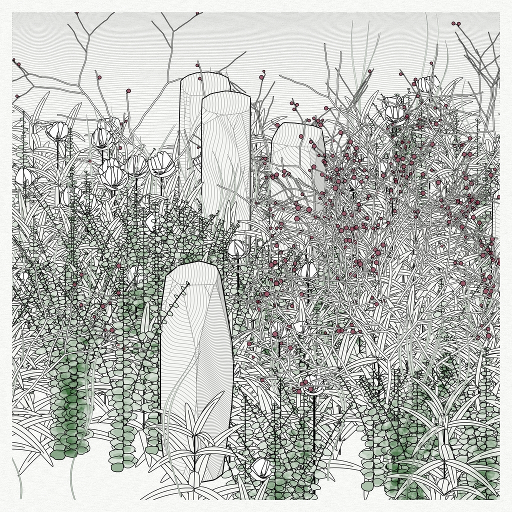 Garden, Monoliths #210