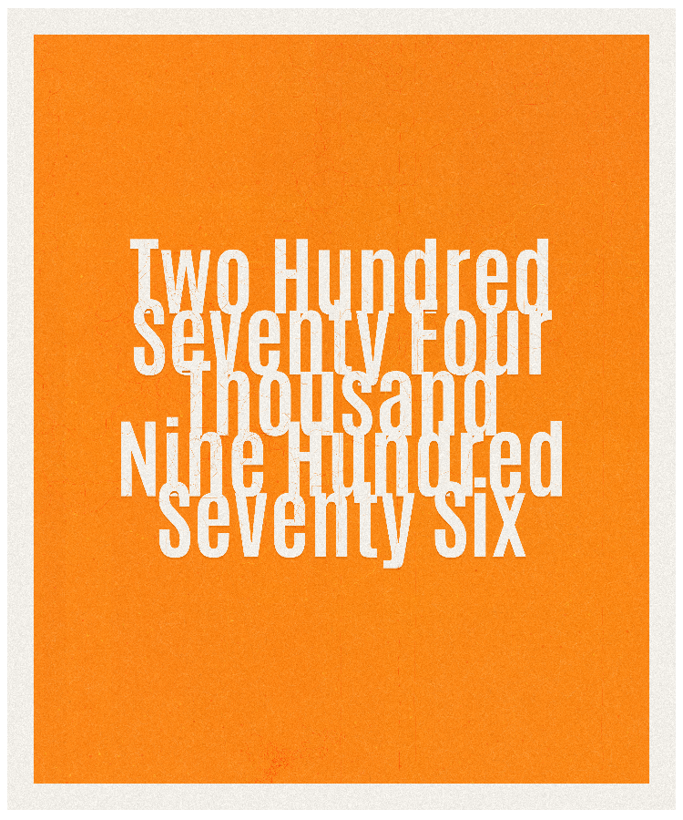 Count #274976