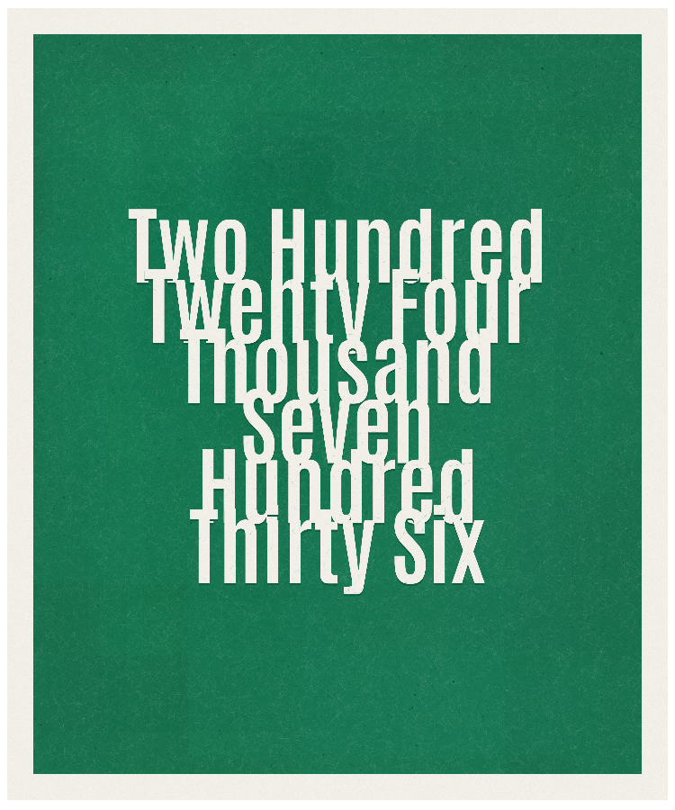 Count #224736