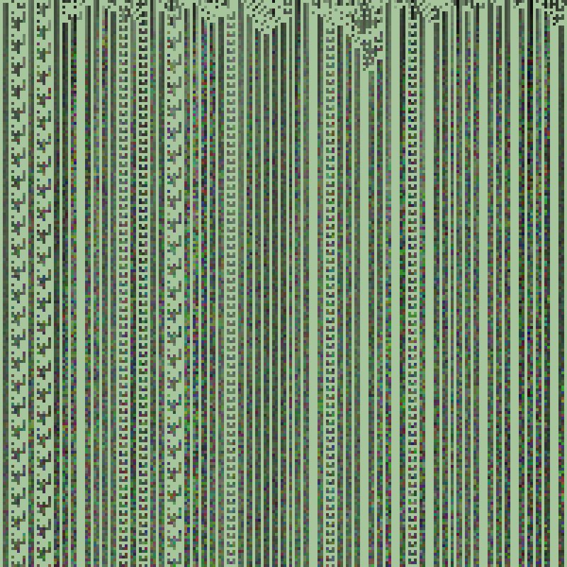 Colored Elementary Cellular Automaton #4