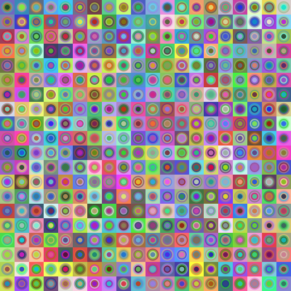 400 circles  #7