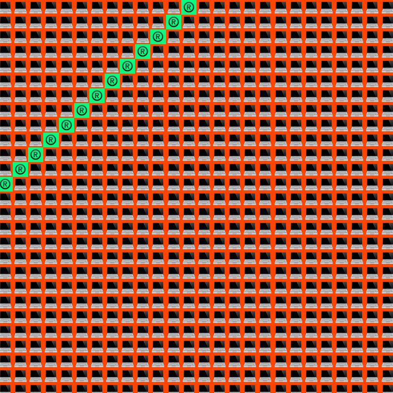 Elementary Cellular Emoji Automata #454