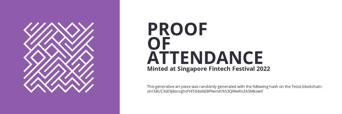 SFF2022 Proof of Attendance Token #1316