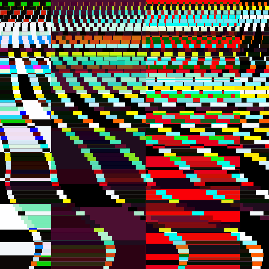 Glitchometry Stripes #26