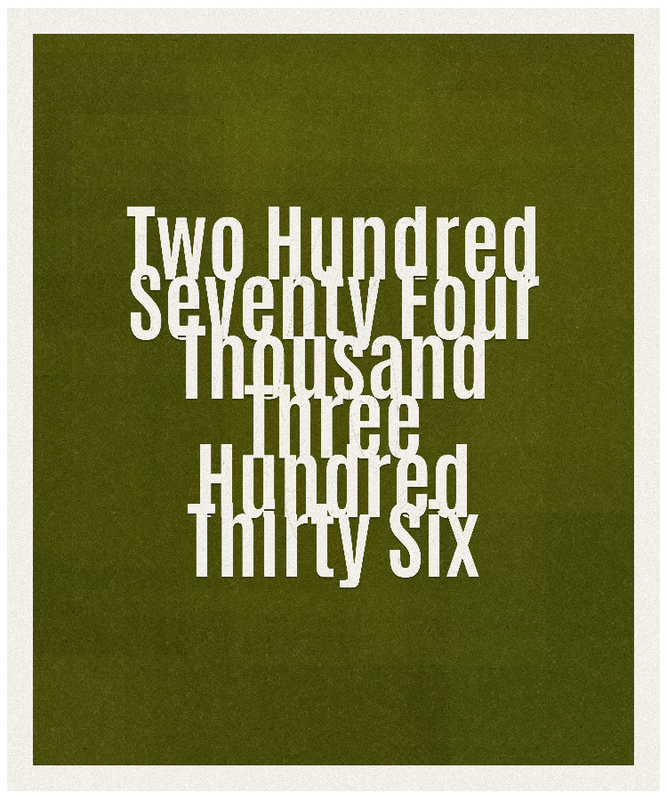 Count #274336