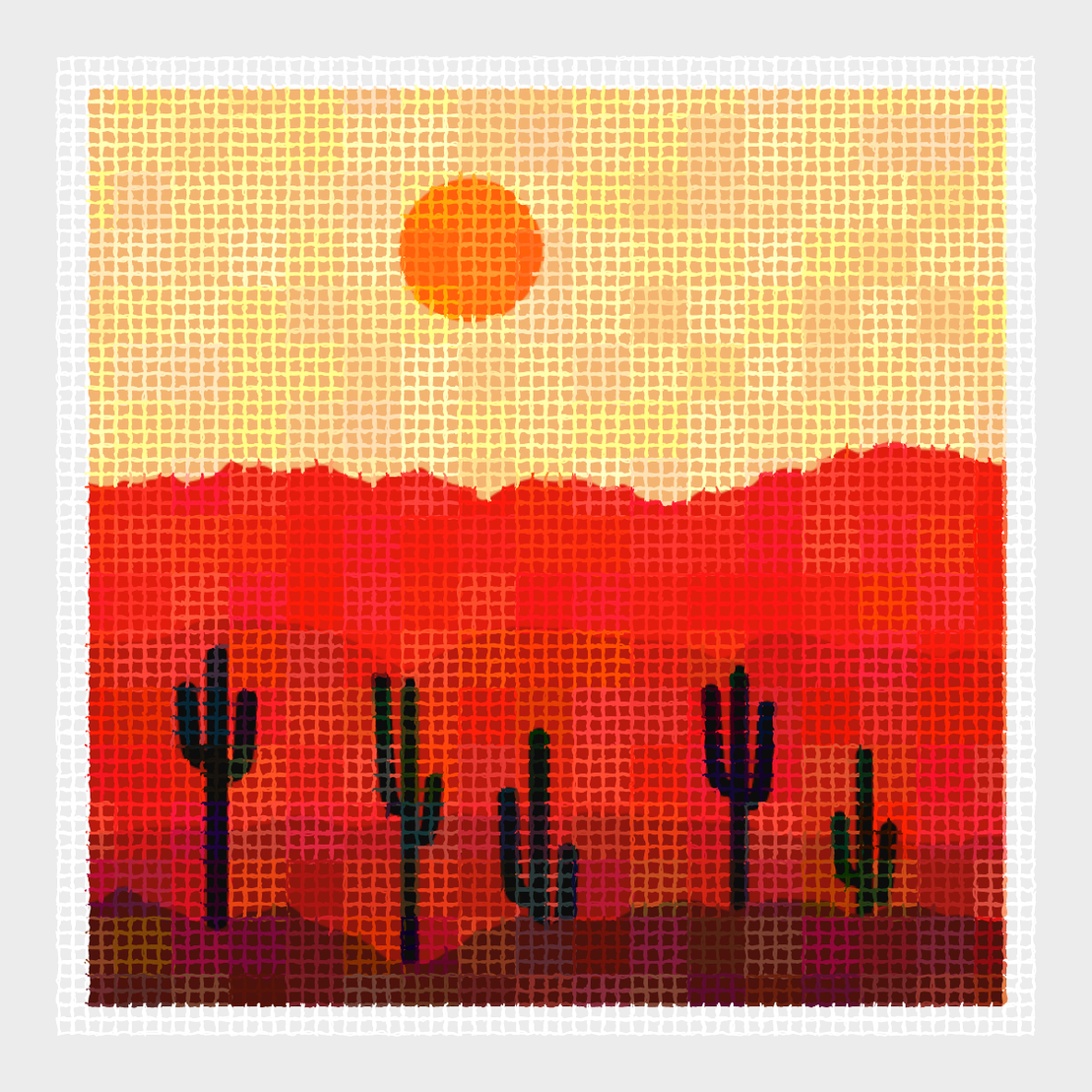 Saguaros #77