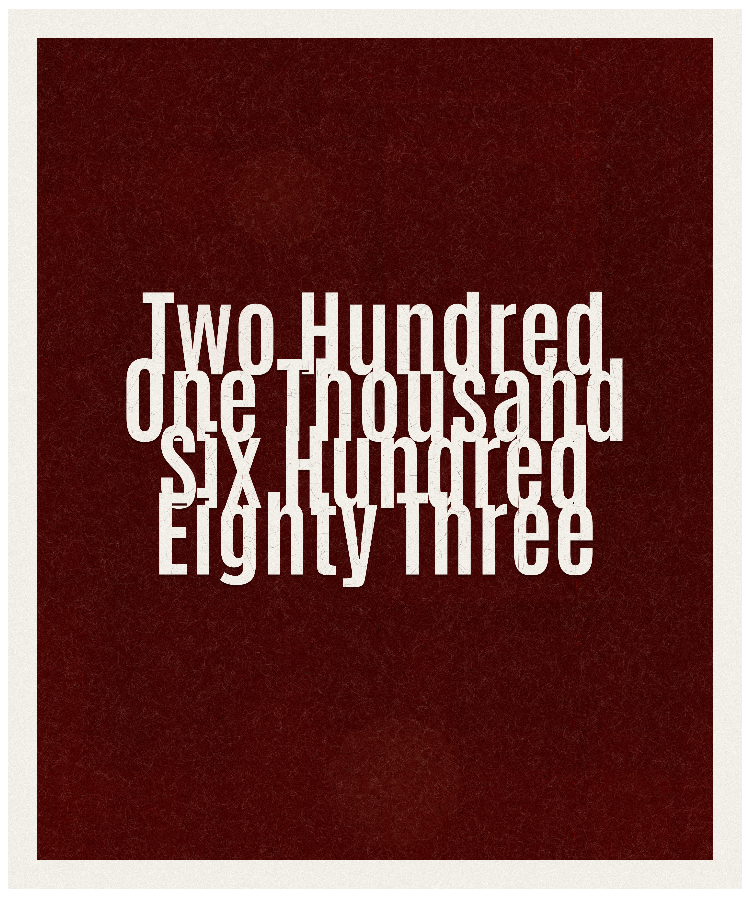Count #201683