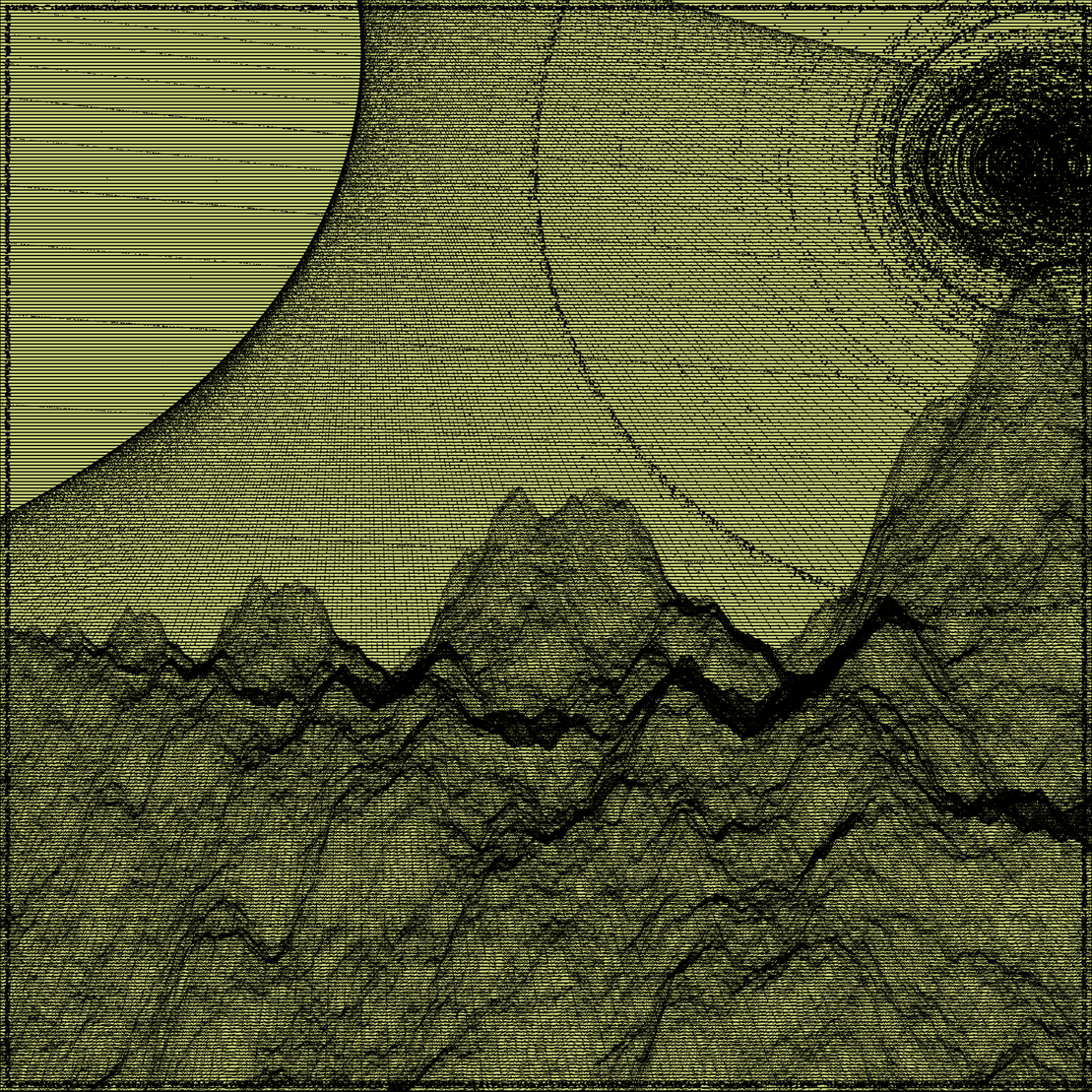 Surreal classic generative landscape #77