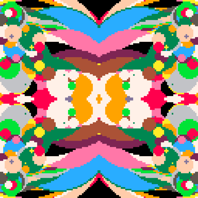 Rapid Psychedelic Inkblot Test Generator #16