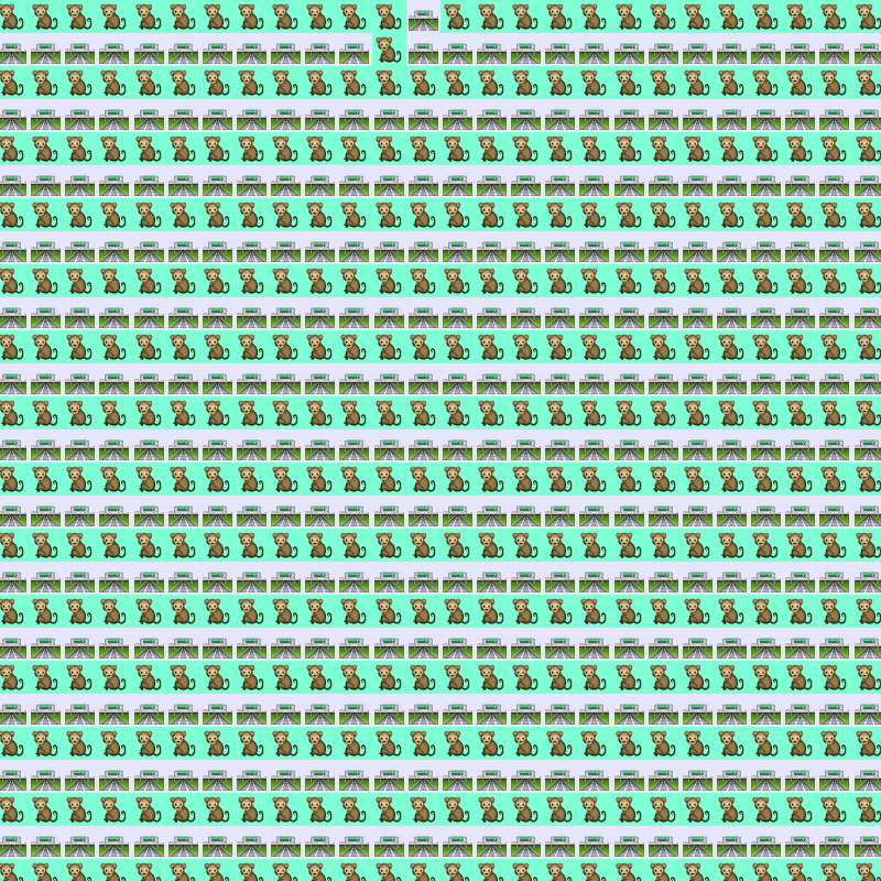 Elementary Cellular Emoji Automata #433