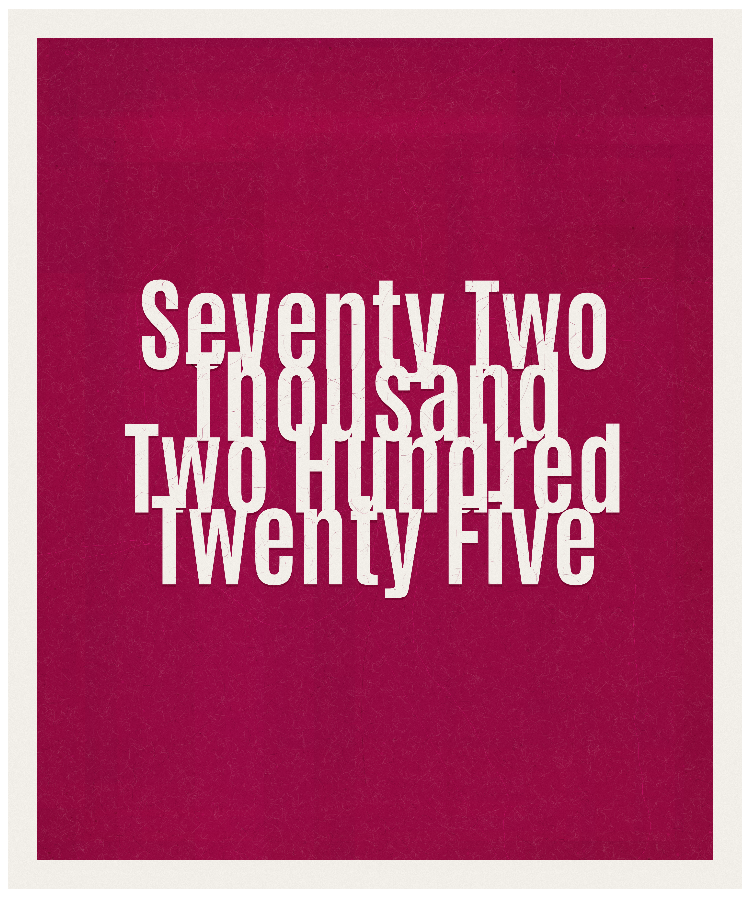 Count #72225